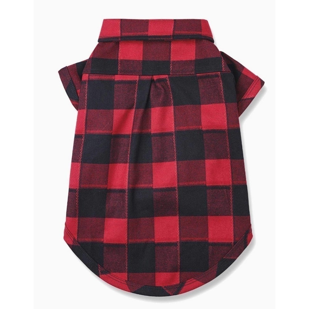 Plaid pet shirt xxl